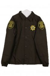 DISCONTINUED ITEM: 2X, 3X, 5X  ONLY SIZE LEFT:   AZ Dept of Corrections Snap Front Windbreaker